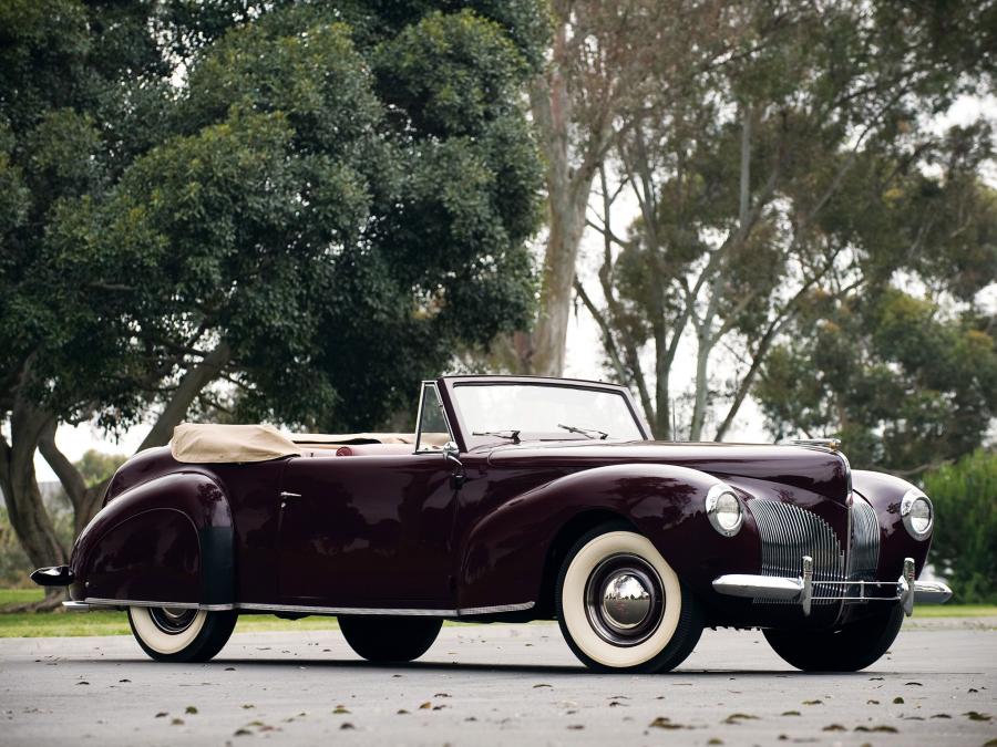  Lincoln Zephyr Continental Cabriolet 1939 года  (фото 1 из 16)